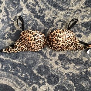 Victoria Secret PINK Leopard Print Push Up Bra